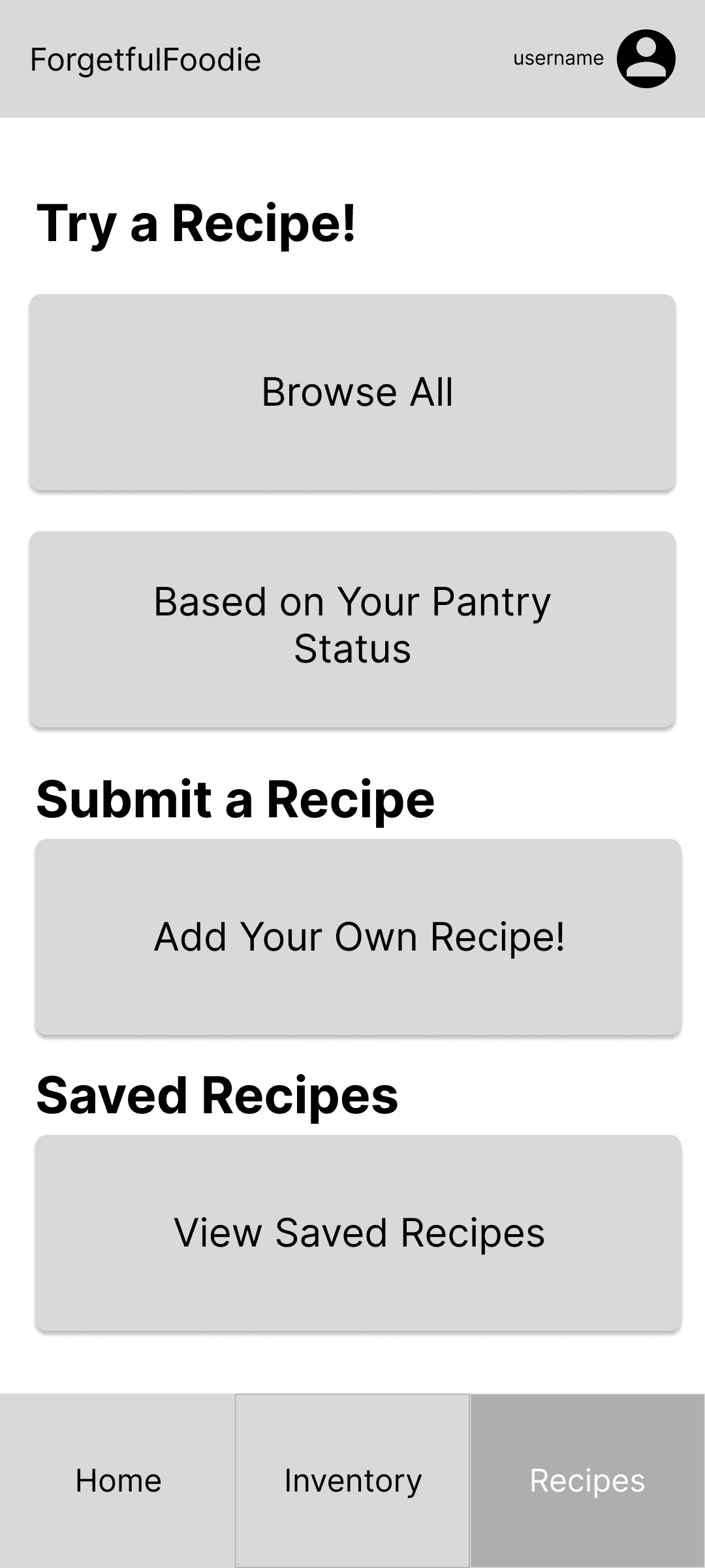 recipe prototype 1