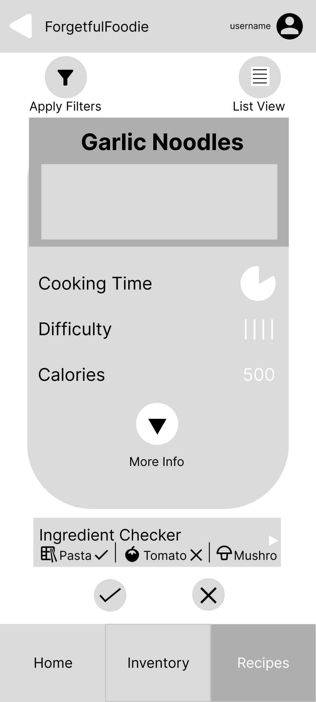 recipe prototype 2